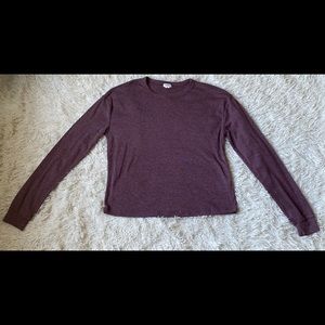 Garage Lightweight Maroon Sweatshirt